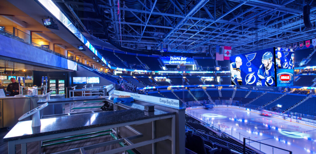 Amalie Arena Interior